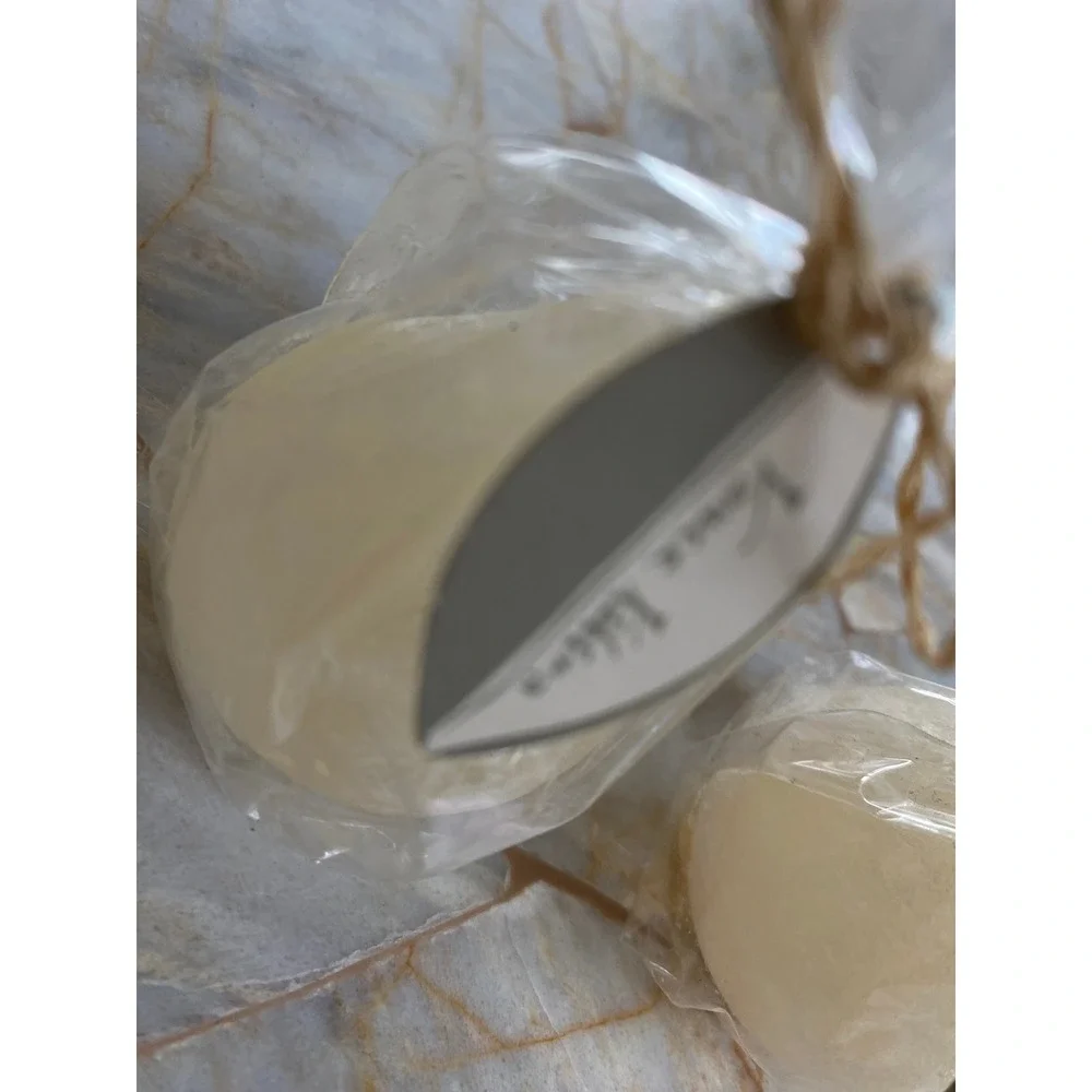 Vance Kitira Timber Pear Candles White Distressed Set of 2 PEAR12 W New